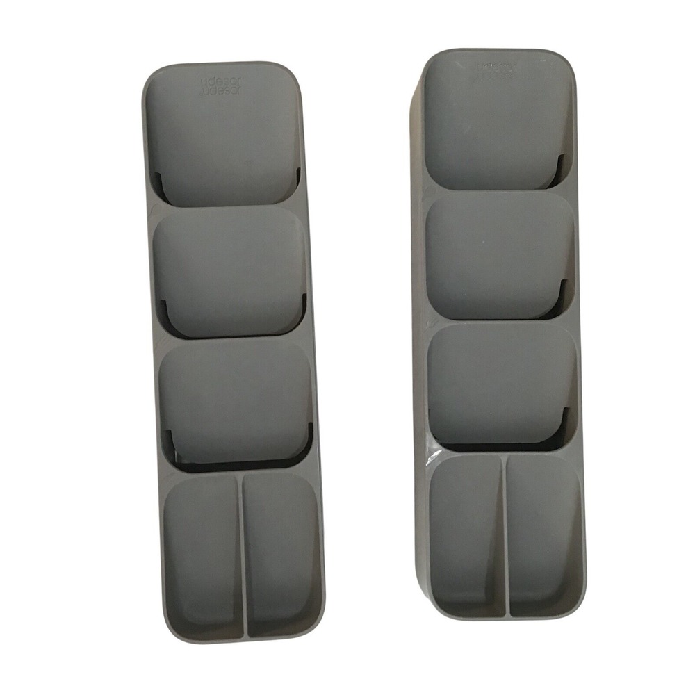 Set of 2 Joseph Joseph Kitchen Drawer Organizer Tray for Cutlery Silverware